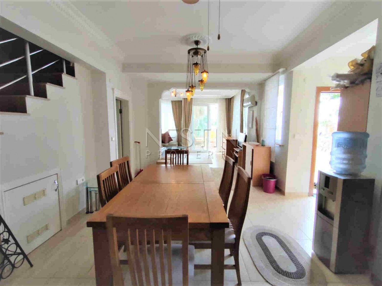 Двухэтажная квартира 2+1 с мебелью в 100 м от моря в Демирташ фото 12